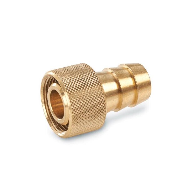 J.W. Winco GN880.1-22-A Drain Valve Connector, Straight 880.1-22-A - main